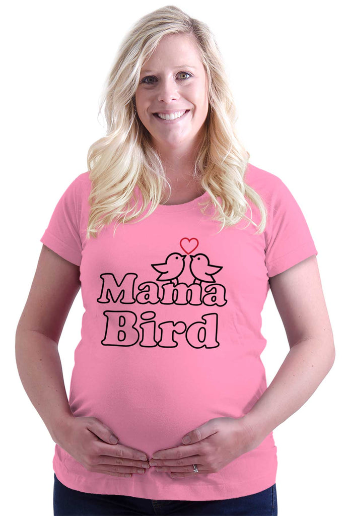 Mama Bird Maternity T-Shirt-Direct To Garment Print-Brisco Baby