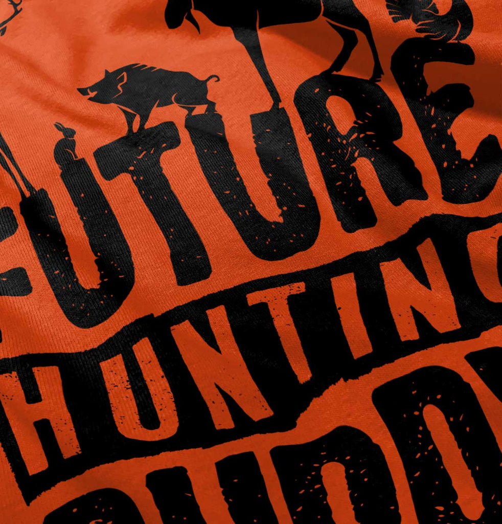 Future Deer Hunting Bud Romper Bodysuit-Direct To Garment Print-Brisco Baby