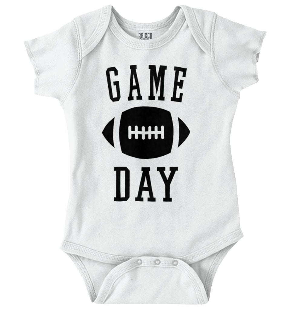 Game Day Romper Bodysuit-Direct To Garment Print-Brisco Baby