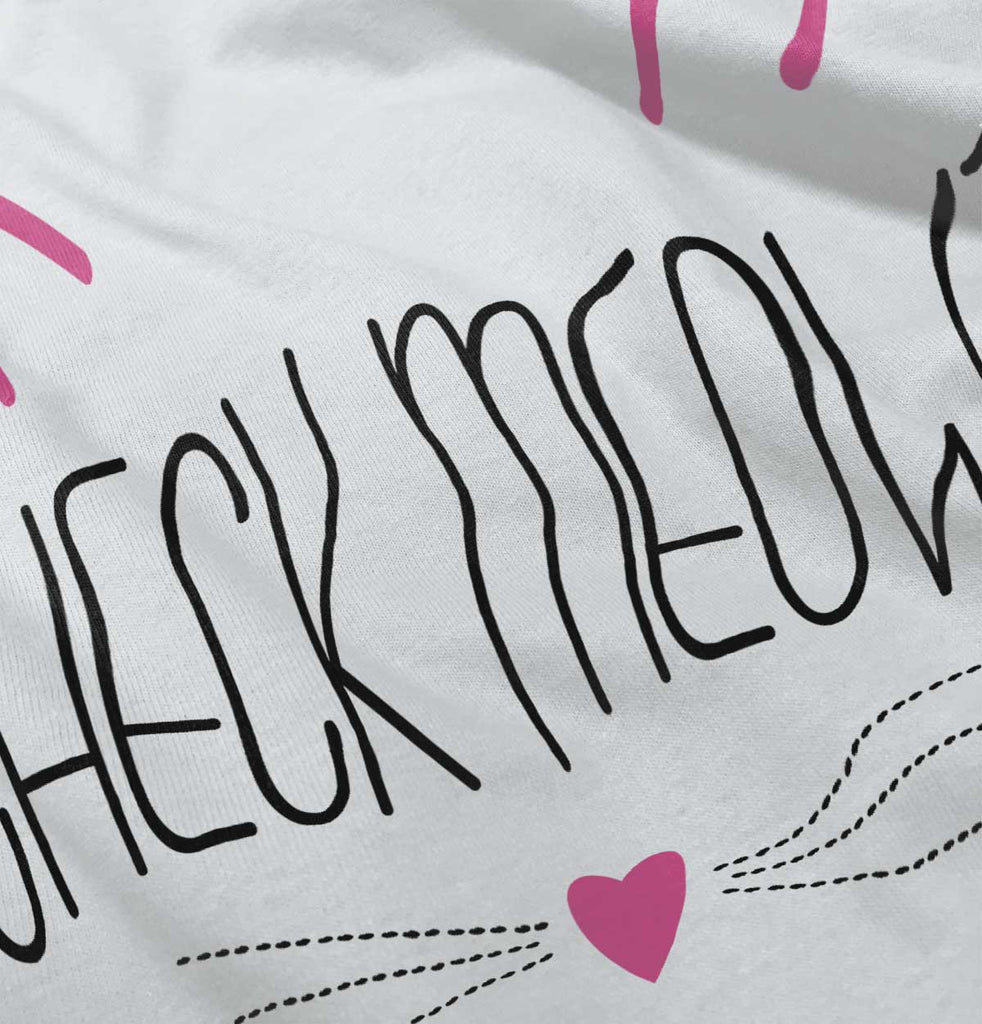 Check Meowt Infant Baby Bib-Direct To Garment Print-Brisco Baby