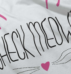 Check Meowt Infant Baby Bib-Direct To Garment Print-Brisco Baby