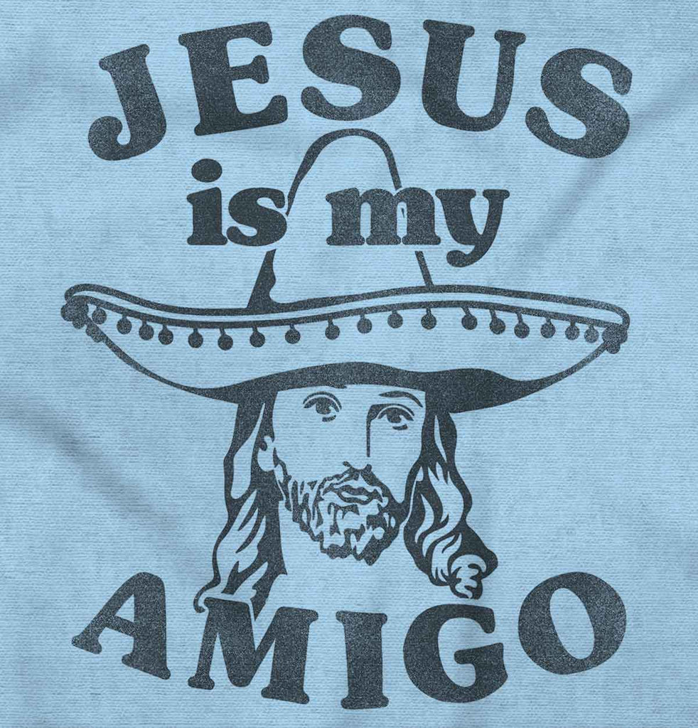 Amigo Jesus Romper Bodysuit-Direct To Garment Print-Brisco Baby