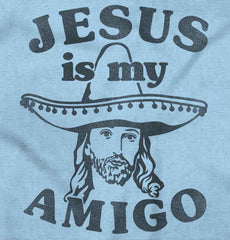 Amigo Jesus Romper Bodysuit-Direct To Garment Print-Brisco Baby