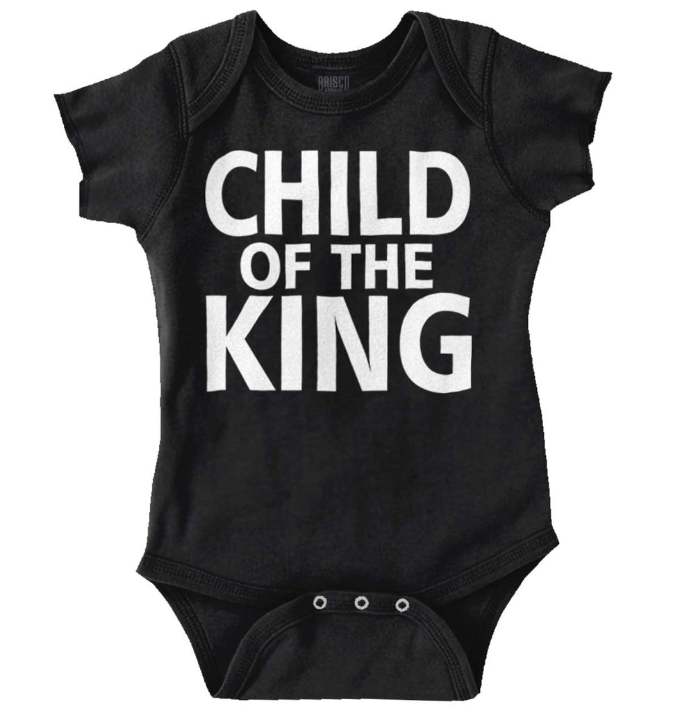 Child Of The King Romper Bodysuit-Direct To Garment Print-Brisco Baby