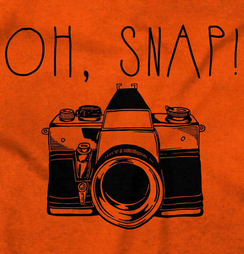 Oh Snap Camera Infant Toddler T Shirt-Direct To Garment Print-Brisco Baby