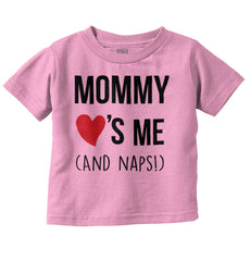 Mommy Loves Me Infant Toddler T Shirt-Direct To Garment Print-Brisco Baby