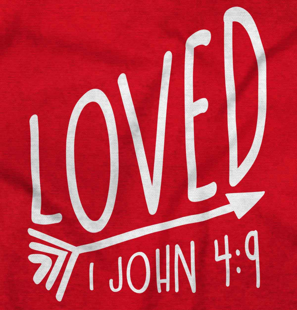 Loved Ringer Romper Bodysuit-Direct To Garment Print-Brisco Baby