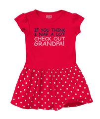 Check Out Grandpa Baby Polka Dot Skirt Dress-Direct To Garment Print-Brisco Baby
