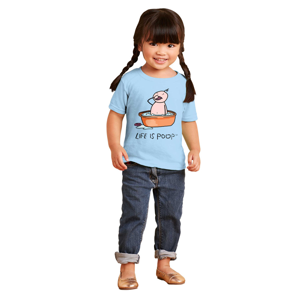 Eating Soap Infant Toddler T Shirt-Direct To Garment Print-Brisco Baby