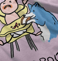 Dog Baby Food Romper Bodysuit-Direct To Garment Print-Brisco Baby