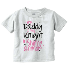 Knight In Shining Armor Infant Toddler T Shirt-Direct To Garment Print-Brisco Baby