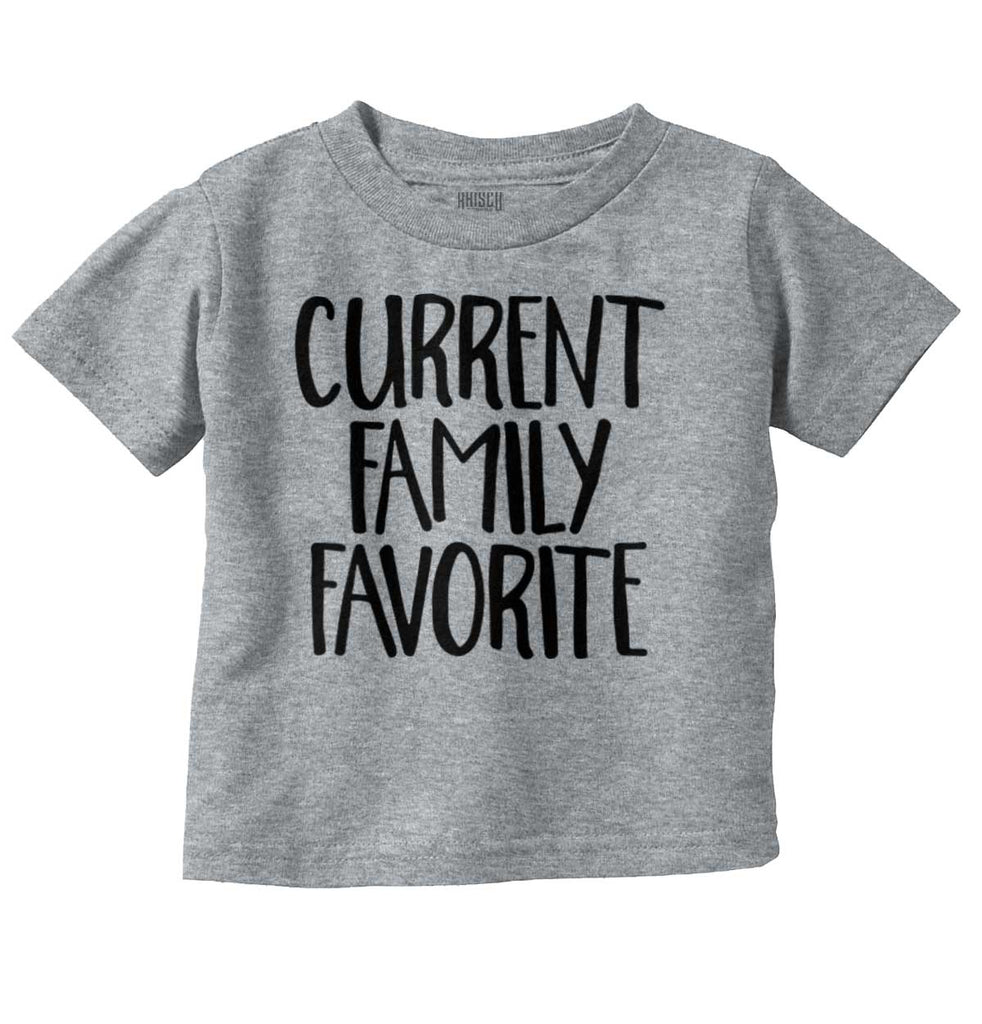 Family Favorite Infant Toddler T Shirt-Direct To Garment Print-Brisco Baby