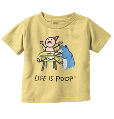 Dog Baby Food Infant Toddler T Shirt-Direct To Garment Print-Brisco Baby