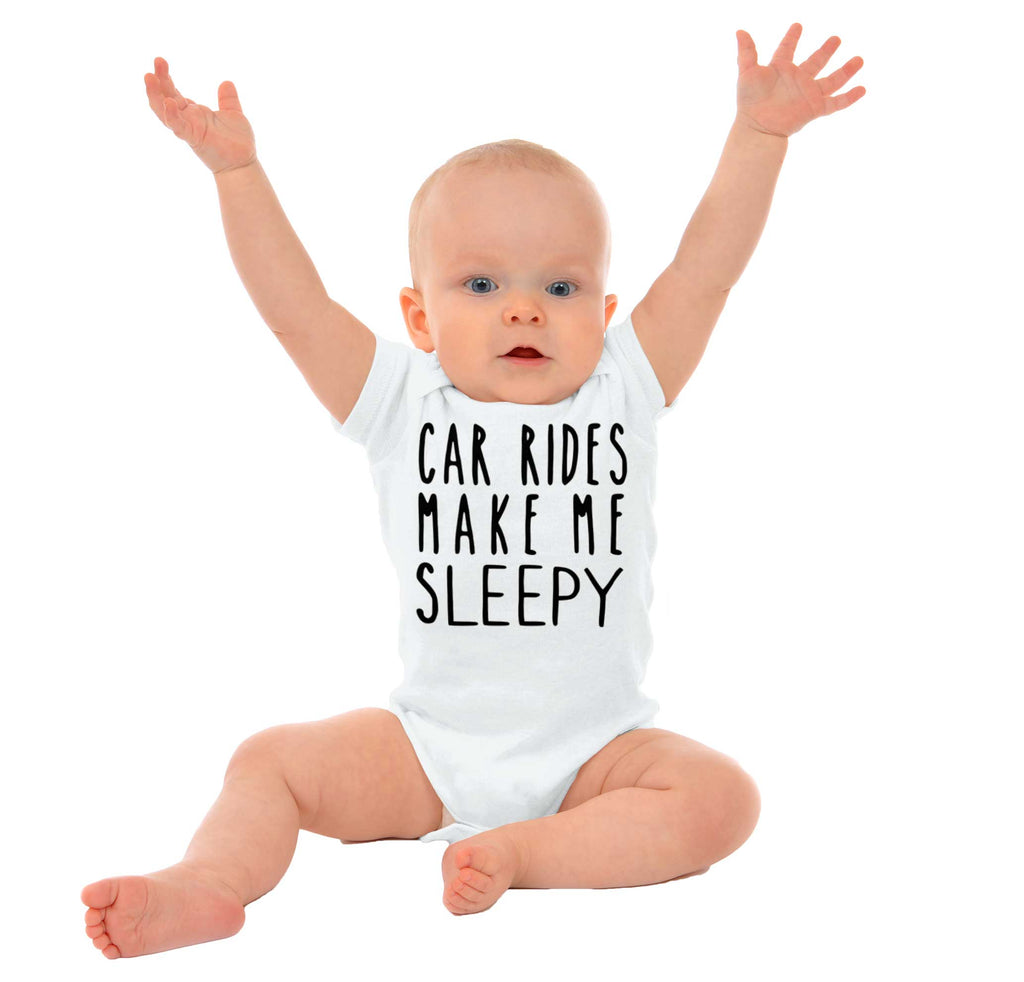 Car Rides Romper Bodysuit-Direct To Garment Print-Brisco Baby