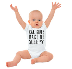 Car Rides Romper Bodysuit-Direct To Garment Print-Brisco Baby