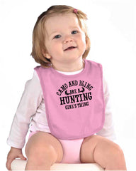 Camo Bling Hunting Thing Infant Baby Bib-Direct To Garment Print-Brisco Baby