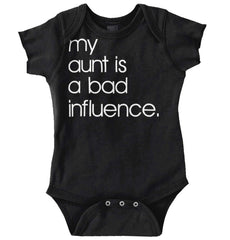 Bad Influence Romper Bodysuit-Direct To Garment Print-Brisco Baby