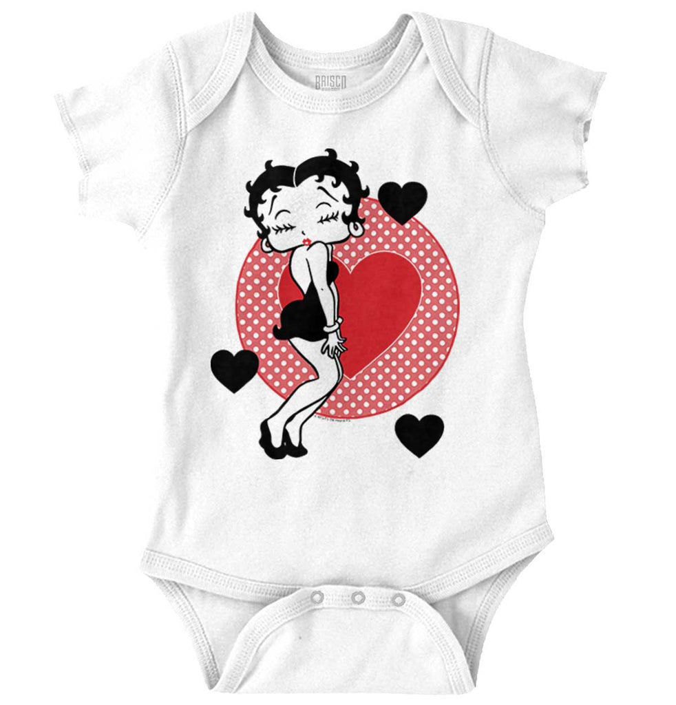 Betty Boop Romper Bodysuit-Direct To Garment Print-Brisco Baby
