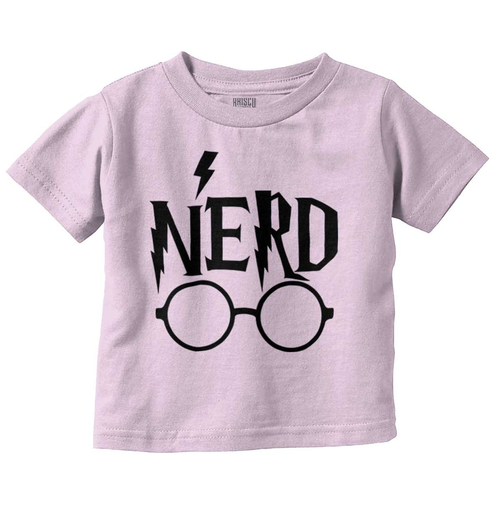 Nerd Harry Potter Infant Toddler T Shirt-Direct To Garment Print-Brisco Baby