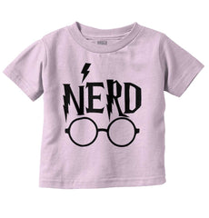 Nerd Harry Potter Infant Toddler T Shirt-Direct To Garment Print-Brisco Baby