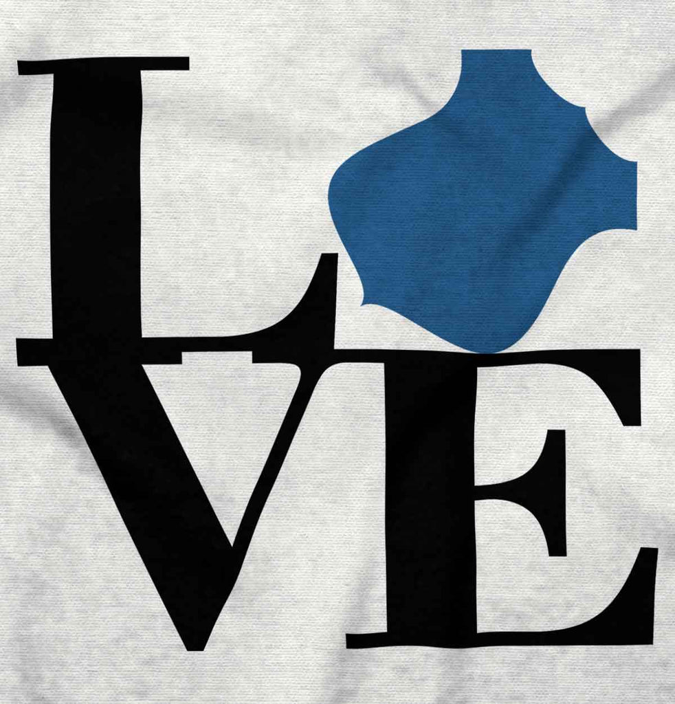 Love Badge Infant Baby Bib-Direct To Garment Print-Brisco Baby