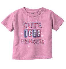 Icee Princess Infant Toddler T Shirt-Direct To Garment Print-Brisco Baby