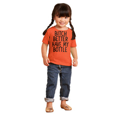 My Bottle Infant Toddler T Shirt-Direct To Garment Print-Brisco Baby