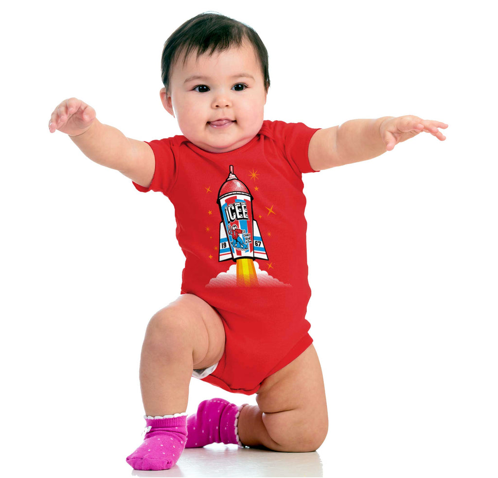 Rocket Icee Romper Bodysuit-Direct To Garment Print-Brisco Baby