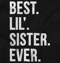 Best Lil Sister Ever Romper Bodysuit-Direct To Garment Print-Brisco Baby