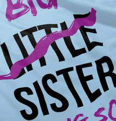 Big Little Sister Coming Soon Infant Toddler T Shirt-Direct To Garment Print-Brisco Baby