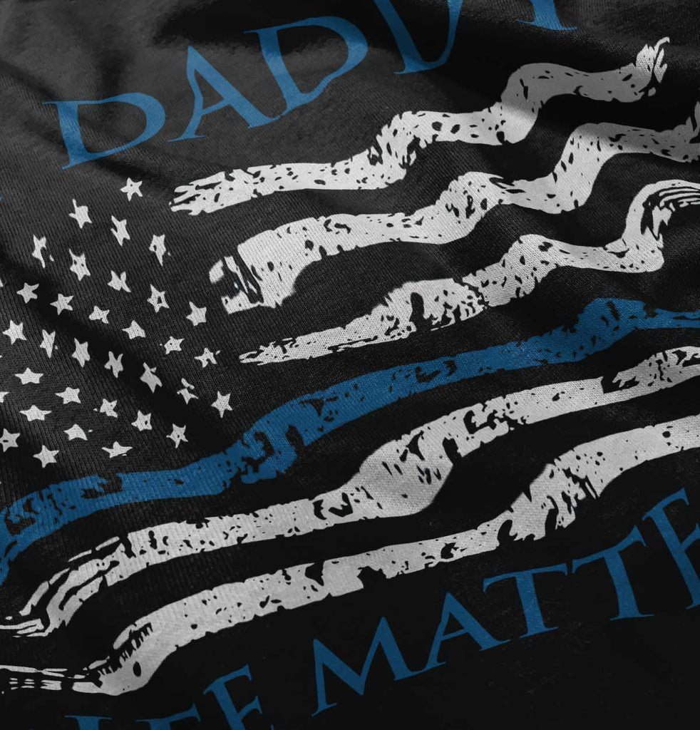 Daddy's Life Baby Ruffled Trim Romper-Direct To Garment Print-Brisco Baby