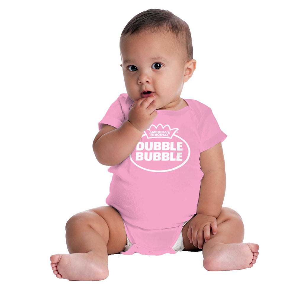 Retro Dubble Bubble Romper Bodysuit-Direct To Garment Print-Brisco Baby
