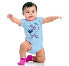 Always Strong Romper Bodysuit-Direct To Garment Print-Brisco Baby