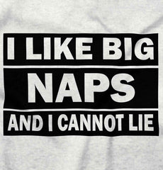 Big Naps Toddler Ruffled Trim T-Shirt-Direct To Garment Print-Brisco Baby