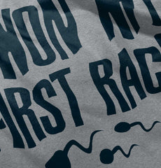 Won The Race Raglan Romper Bodysuit-Direct To Garment Print-Brisco Baby