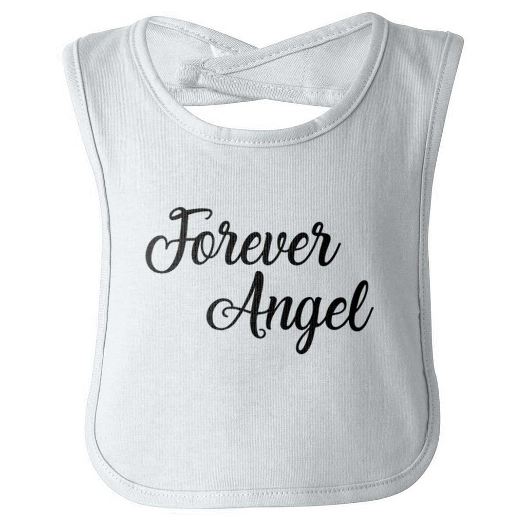 Forever Angel Infant Baby Bib-Direct To Garment Print-Brisco Baby