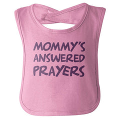 Mommy's Answered Prayer Infant Baby Bib-Direct To Garment Print-Brisco Baby