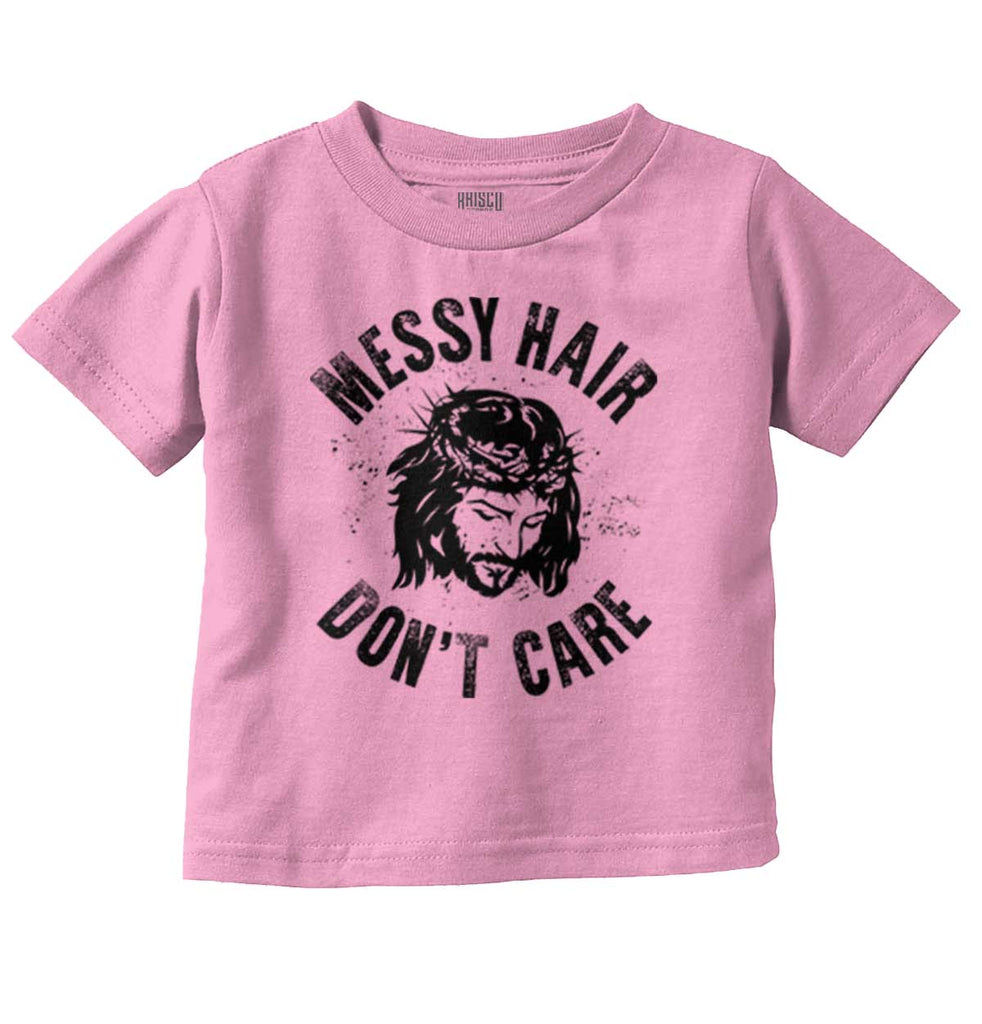 Messy Hair Jesus Infant Toddler T Shirt-Direct To Garment Print-Brisco Baby