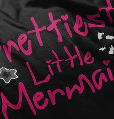 Prettiest Little Mermaid Romper Bodysuit-Direct To Garment Print-Brisco Baby