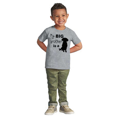 Brother is a Dog Infant Toddler T Shirt-Direct To Garment Print-Brisco Baby