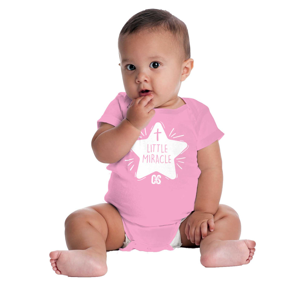 Little Miracle Gerber Onesie-Direct To Garment Print-Brisco Baby