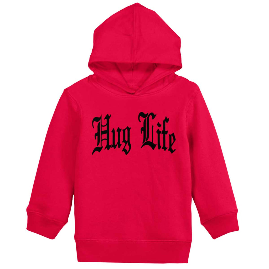 Hug Life Toddler Pullover Hoodie-Direct To Garment Print-Brisco Baby