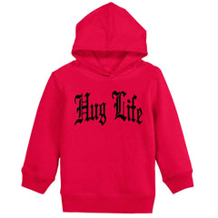 Hug Life Toddler Pullover Hoodie-Direct To Garment Print-Brisco Baby