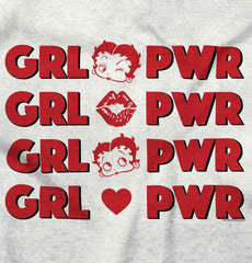 Girl Power Toddler Football Jersey Tee-Direct To Garment Print-Brisco Baby