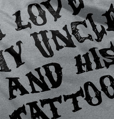 Uncle's Tattoos Romper Bodysuit-Direct To Garment Print-Brisco Baby