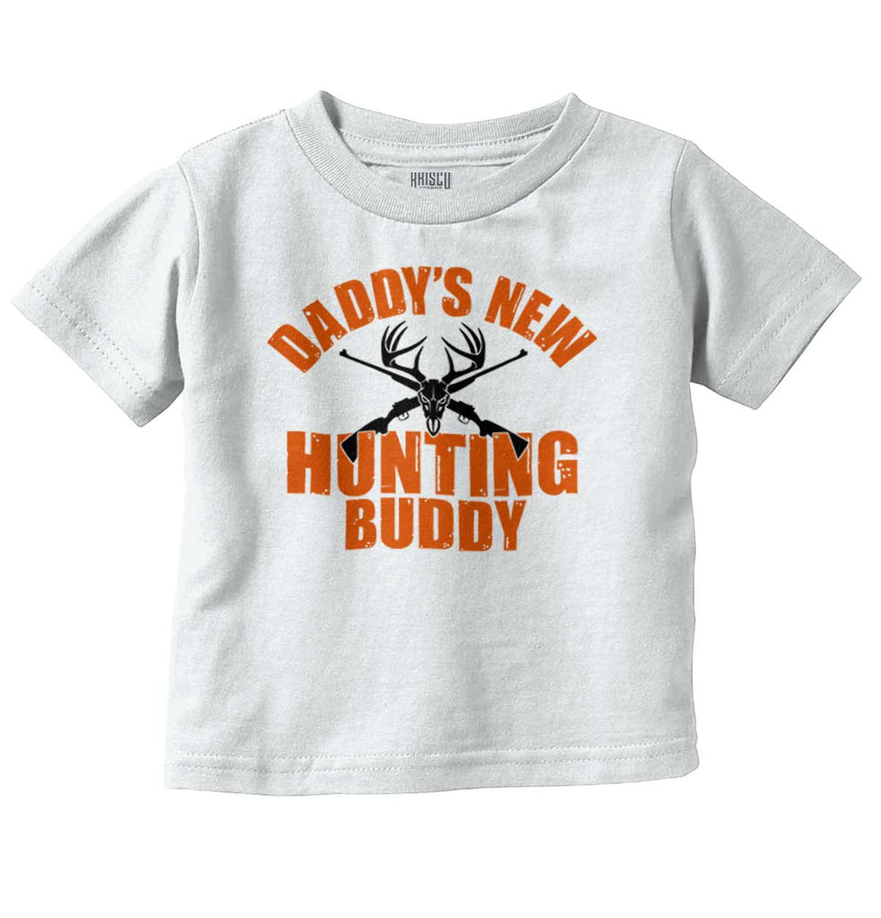 New Deer Hunting Buddy Infant Toddler T Shirt-Direct To Garment Print-Brisco Baby