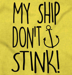 Ship Don't Stink Romper Bodysuit-Direct To Garment Print-Brisco Baby