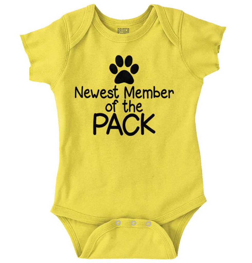 Member of the Pack Romper Bodysuit-Direct To Garment Print-Brisco Baby