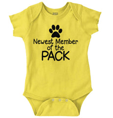 Member of the Pack Romper Bodysuit-Direct To Garment Print-Brisco Baby