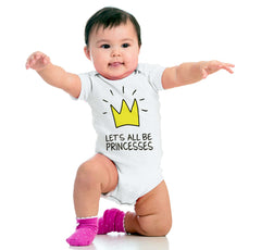 Be Princesses Romper Bodysuit-Direct To Garment Print-Brisco Baby